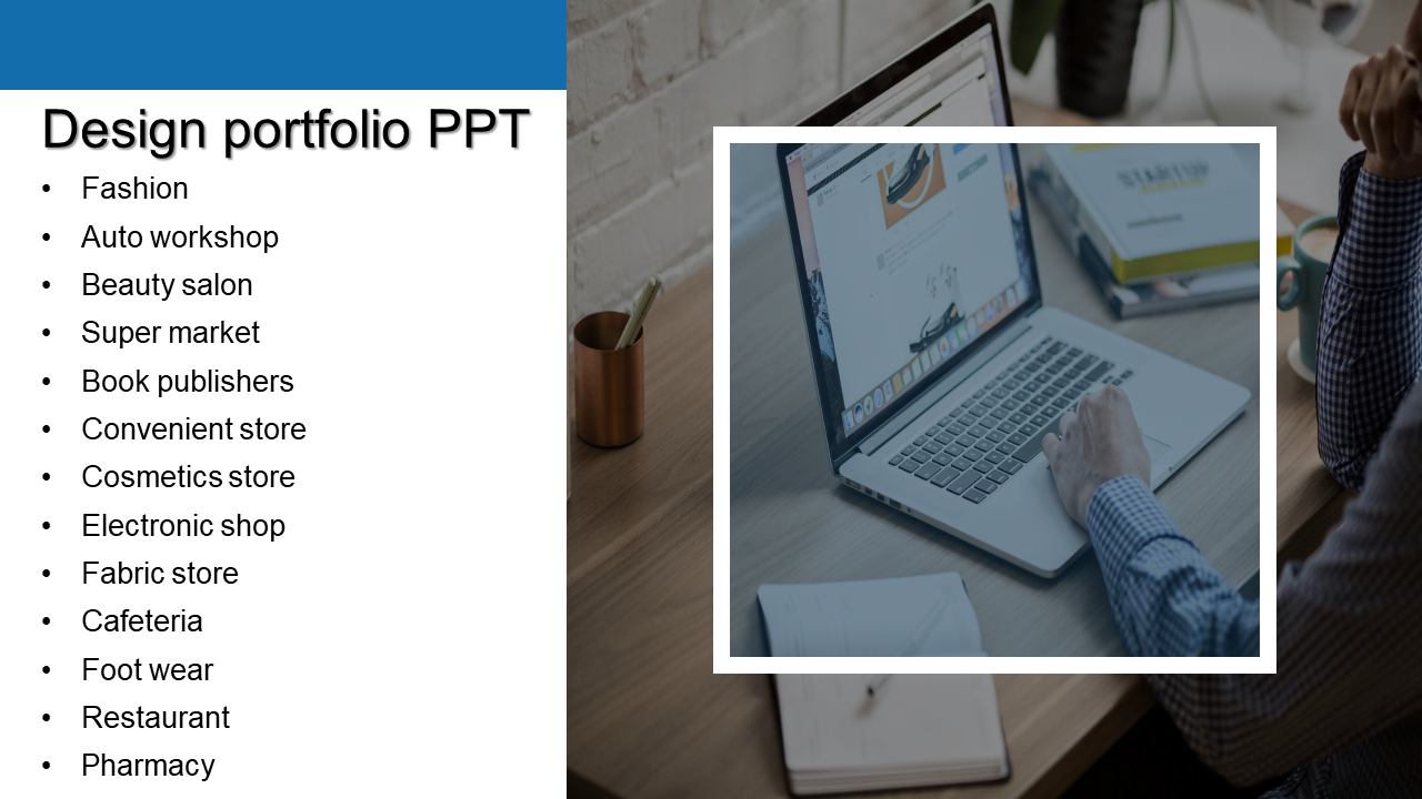 Design Portfolio PPT And Google Slides