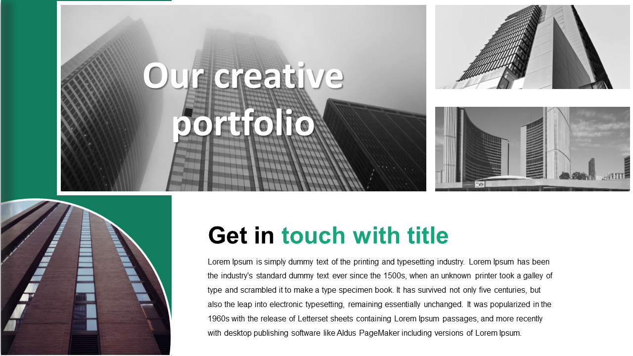 Amazing Portfolio PPT Template and Google Slides Themes