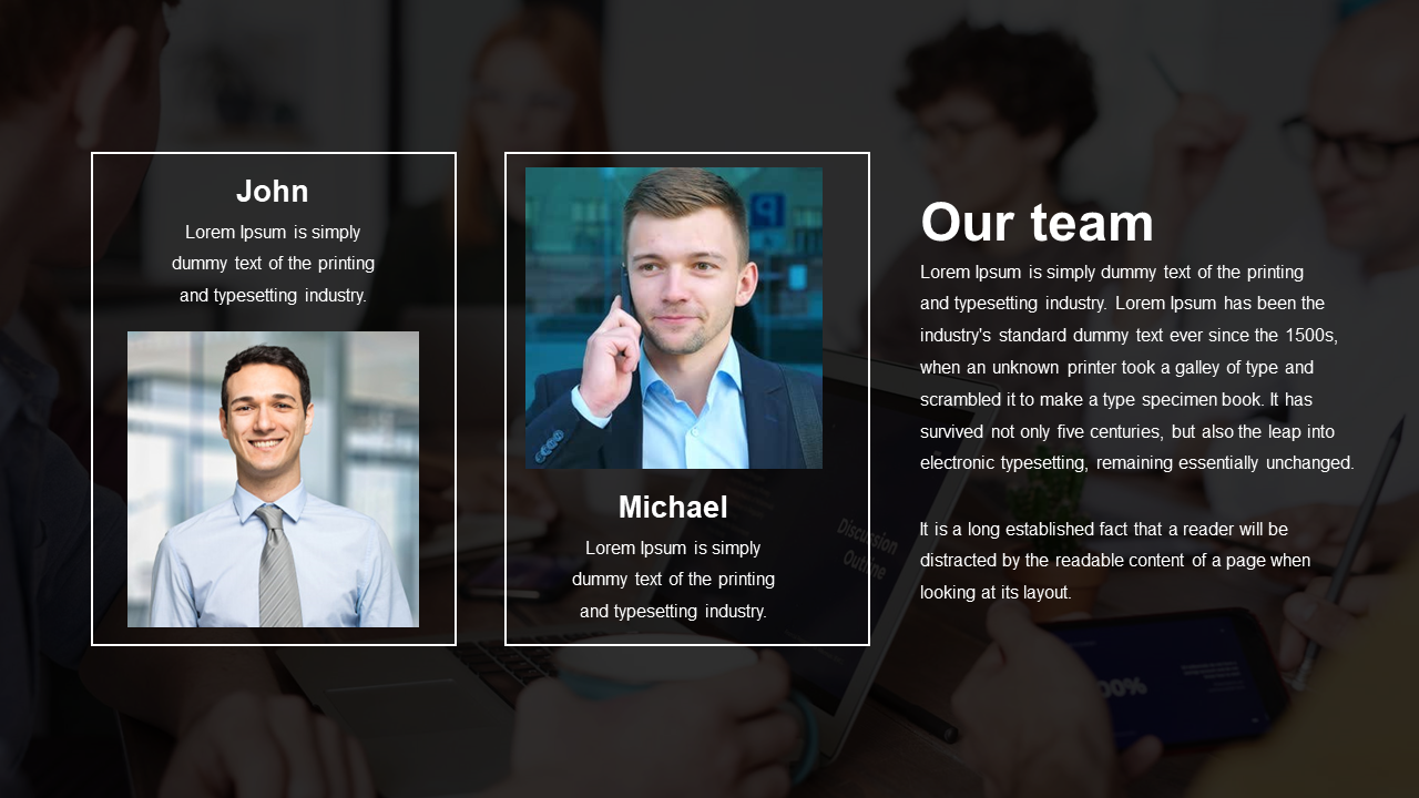 Get Team PowerPoint Template and Google Slides Theme