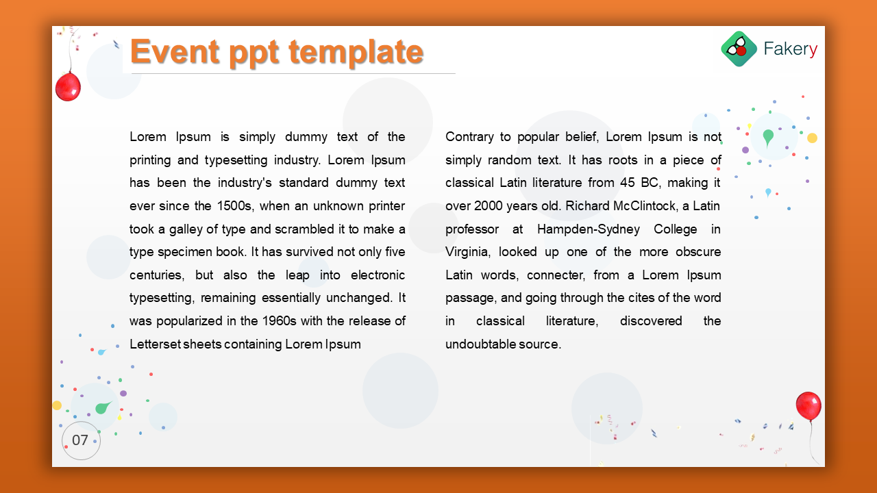 Event PowerPoint Template and Google Slides Themes