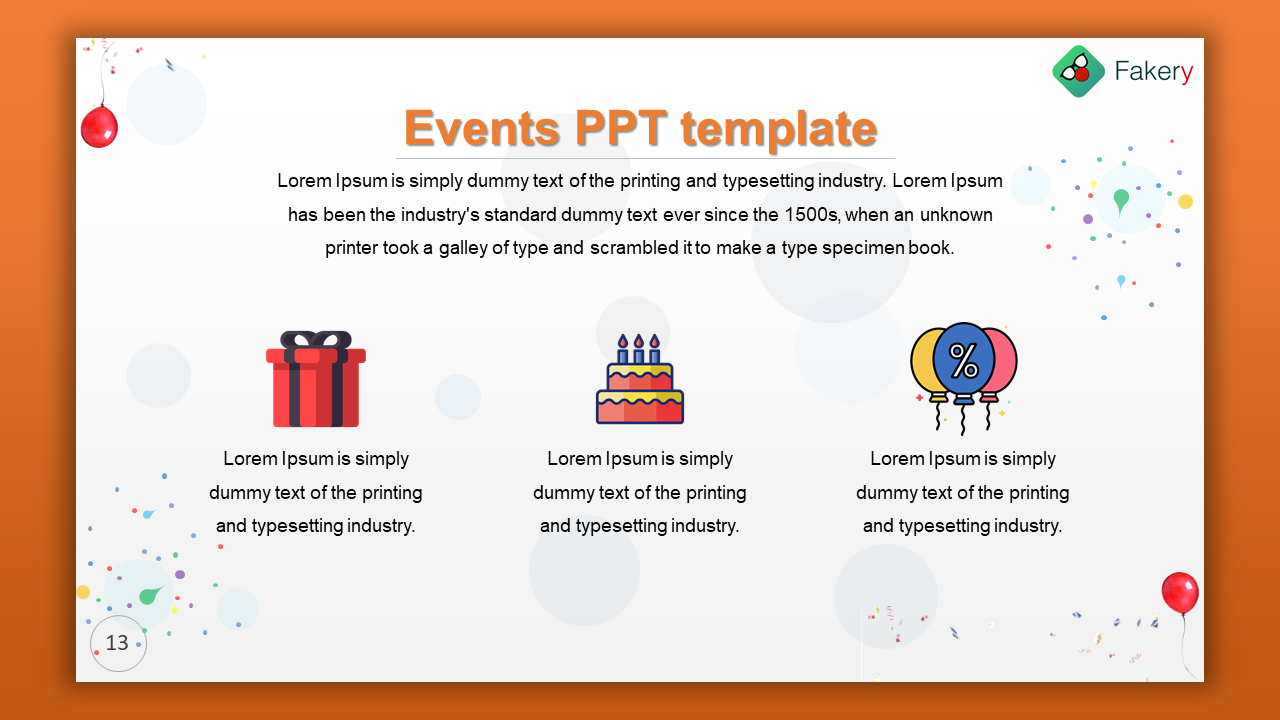 Events PPT Template and Google Slides Themes