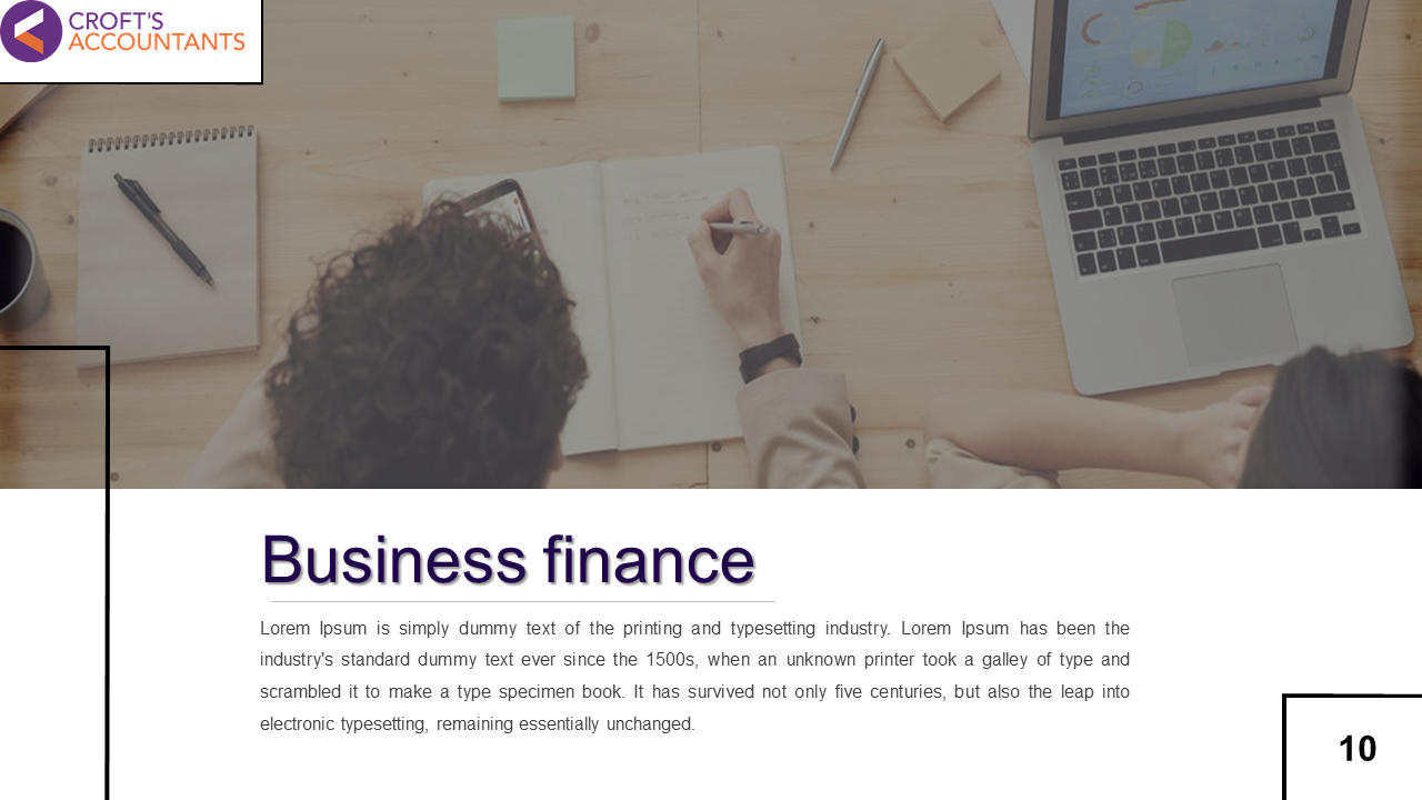 Stunning Business Finance PowerPoint And Google Slides