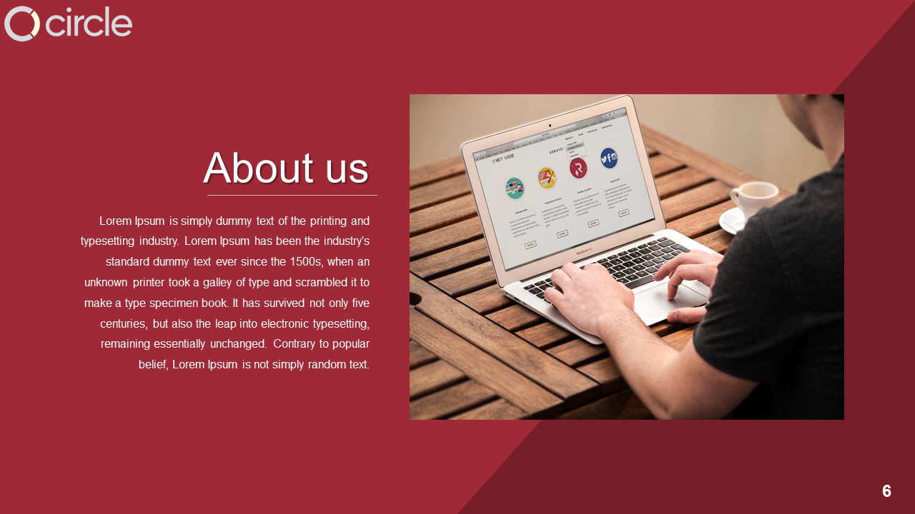 About Us PowerPoint Templates for Company Profiles