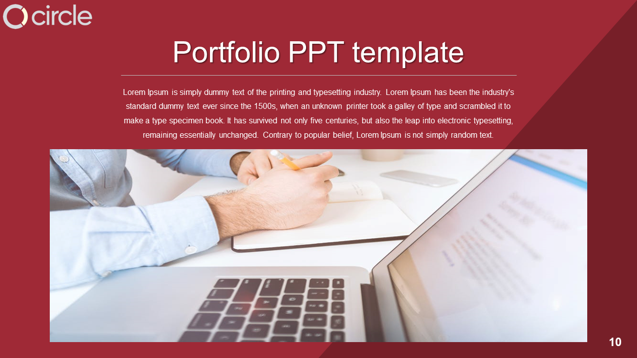 Try Our Predesigned Portfolio PPT Template Slide Designs