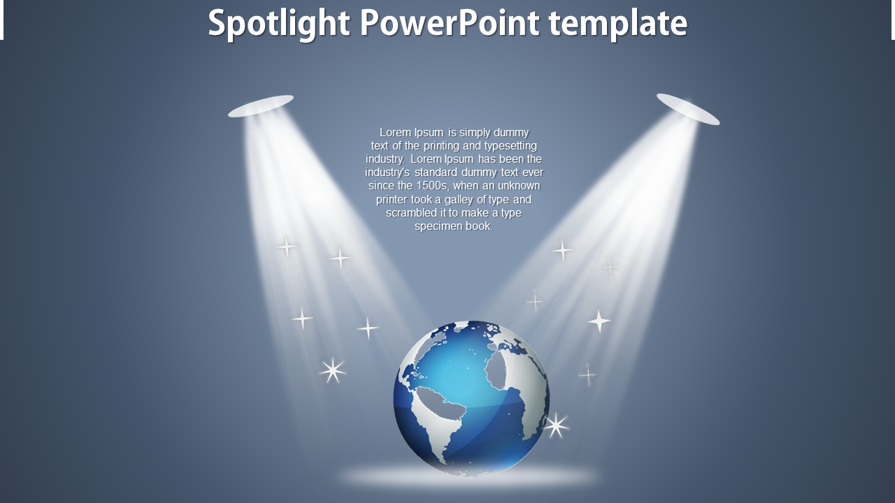 Spotlight Powerpoint Template Free - Printable Templates