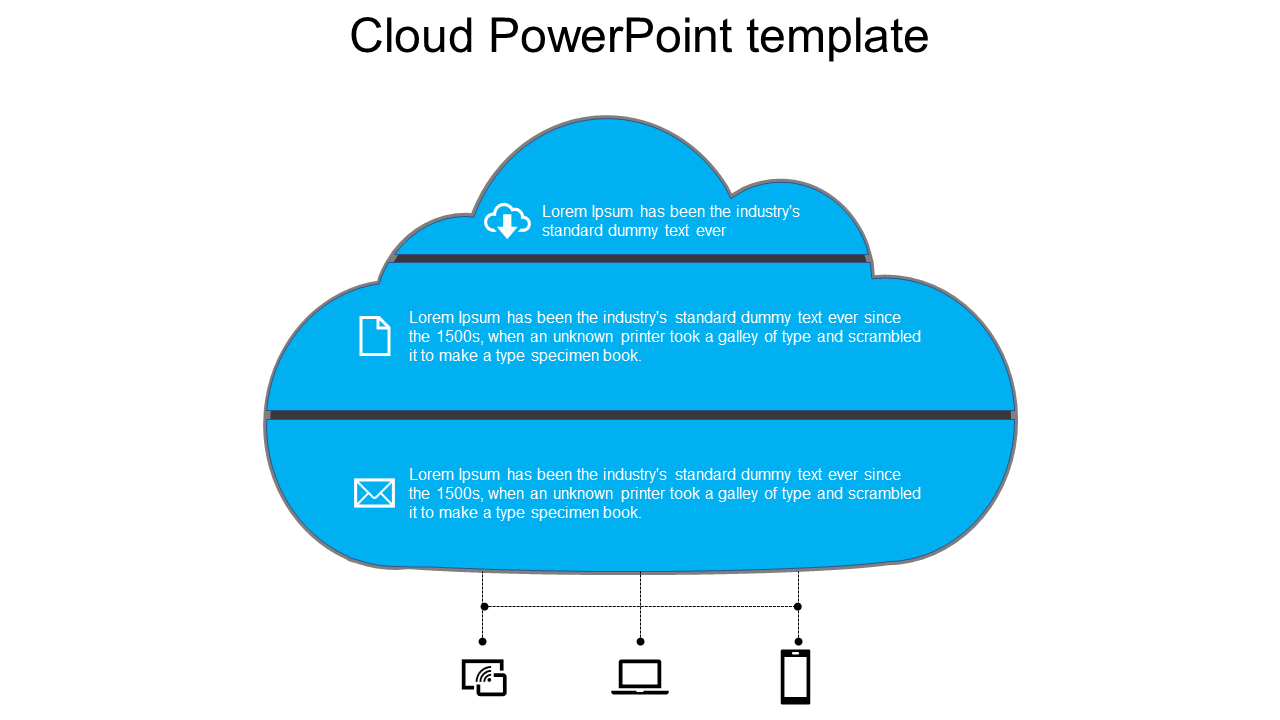 Amazing Cloud PowerPoint Presentation Template Design