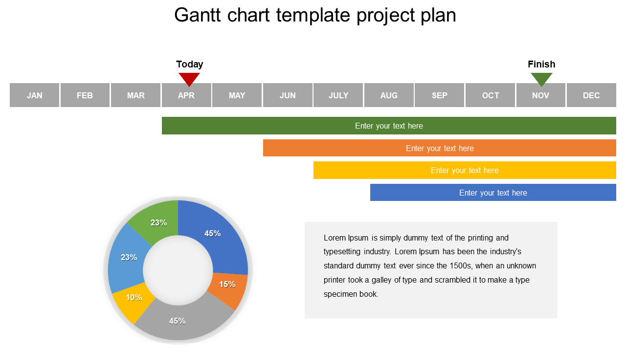 Gantt Chart Template Project Plan And Google Slides