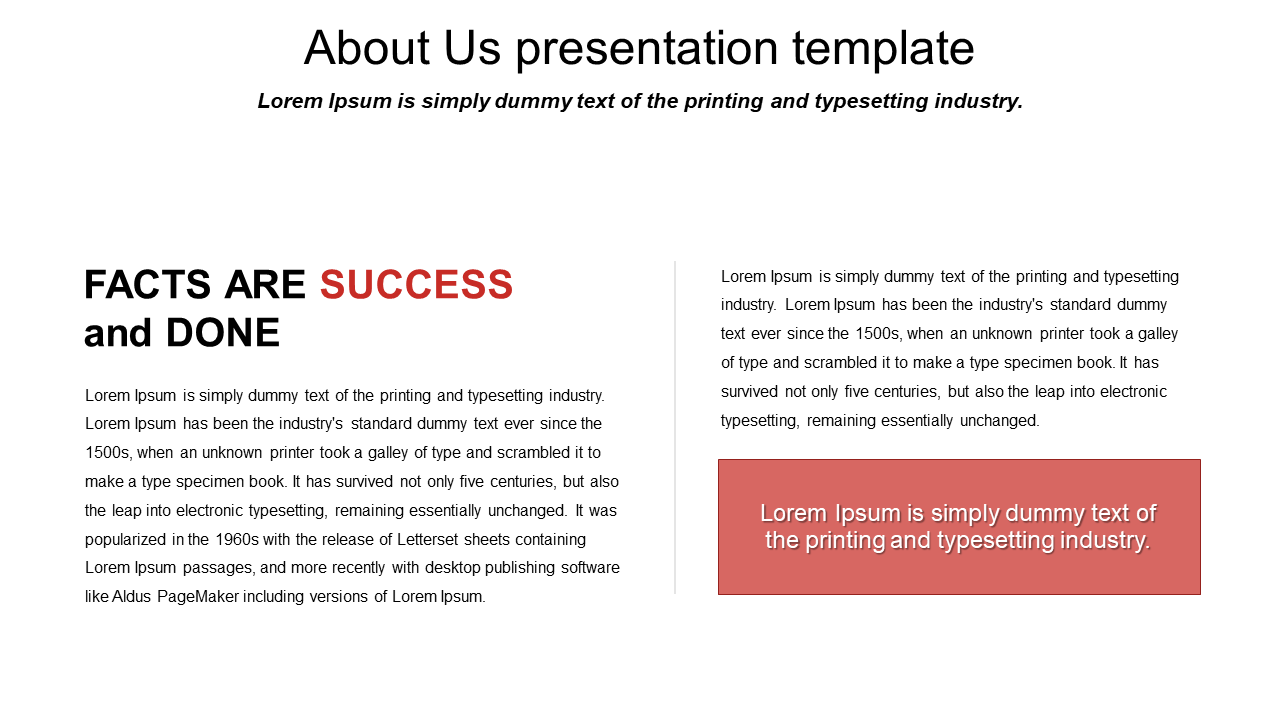 About Us Presentation PPT And Google Slides