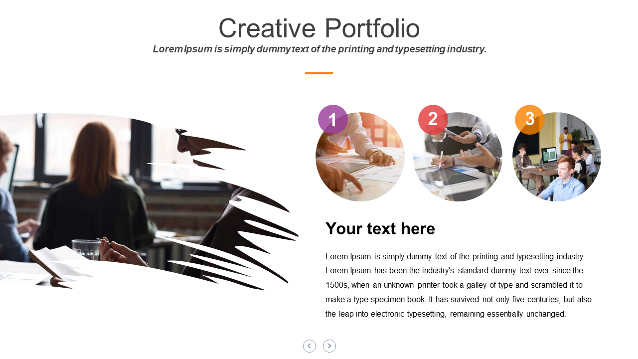 Portfolio PPT And Google Slides Design