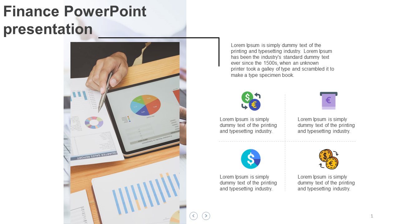 Advanced Finance PowerPoint Presentation for Analysis