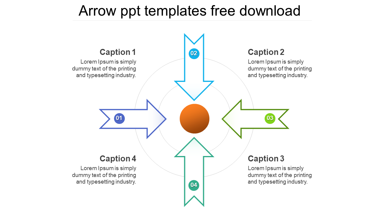 Free Download Arrow PPT Templates for Dynamic Presentations