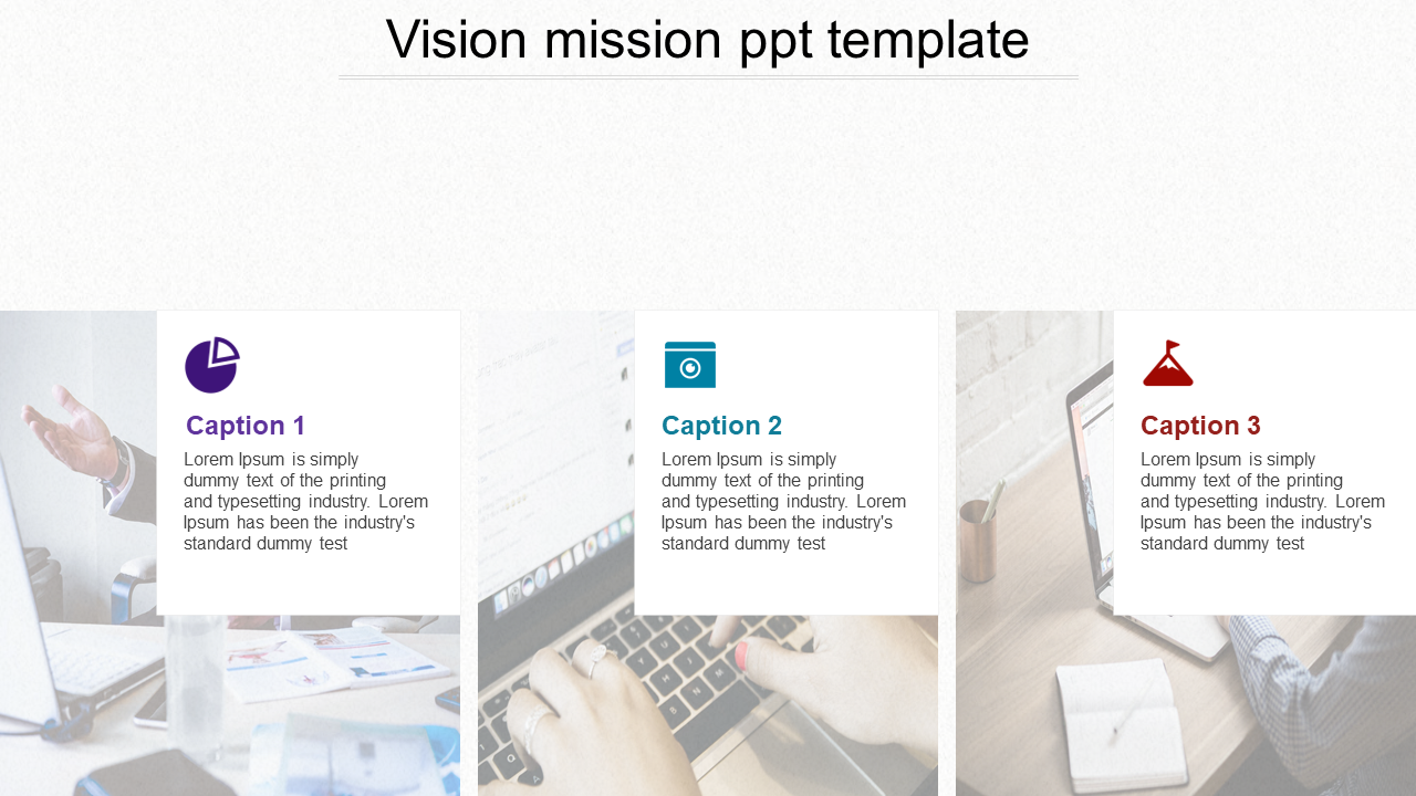 Vision Mission PowerPoint Template and Google Slides