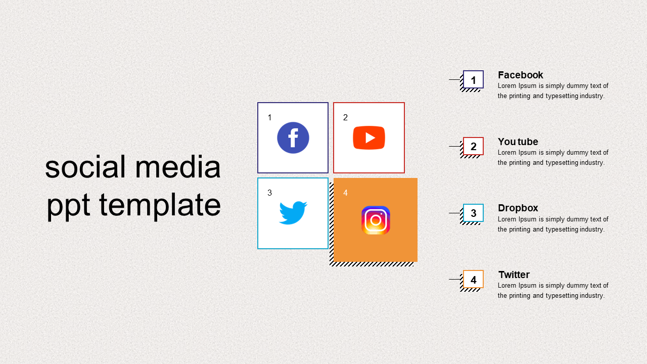 Social Media PPT And Google Slides Design