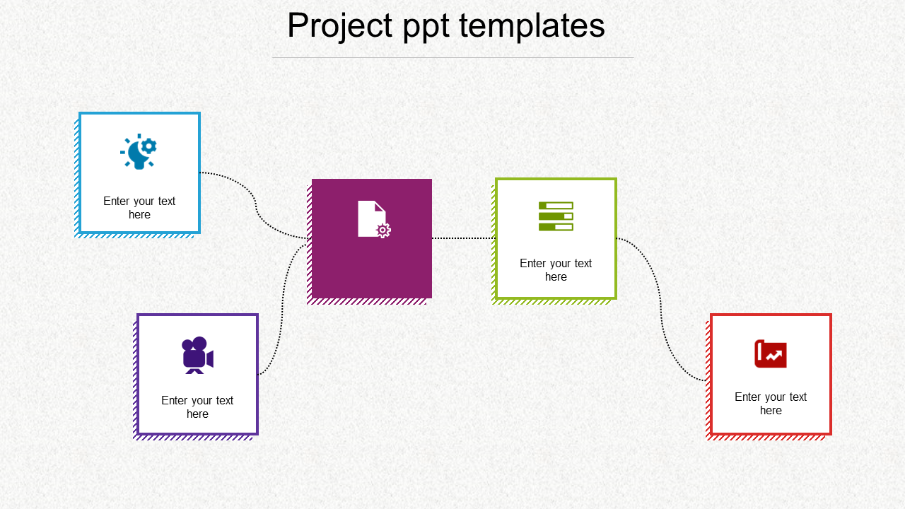 Creative Project PPT Templates For Presentation Designs