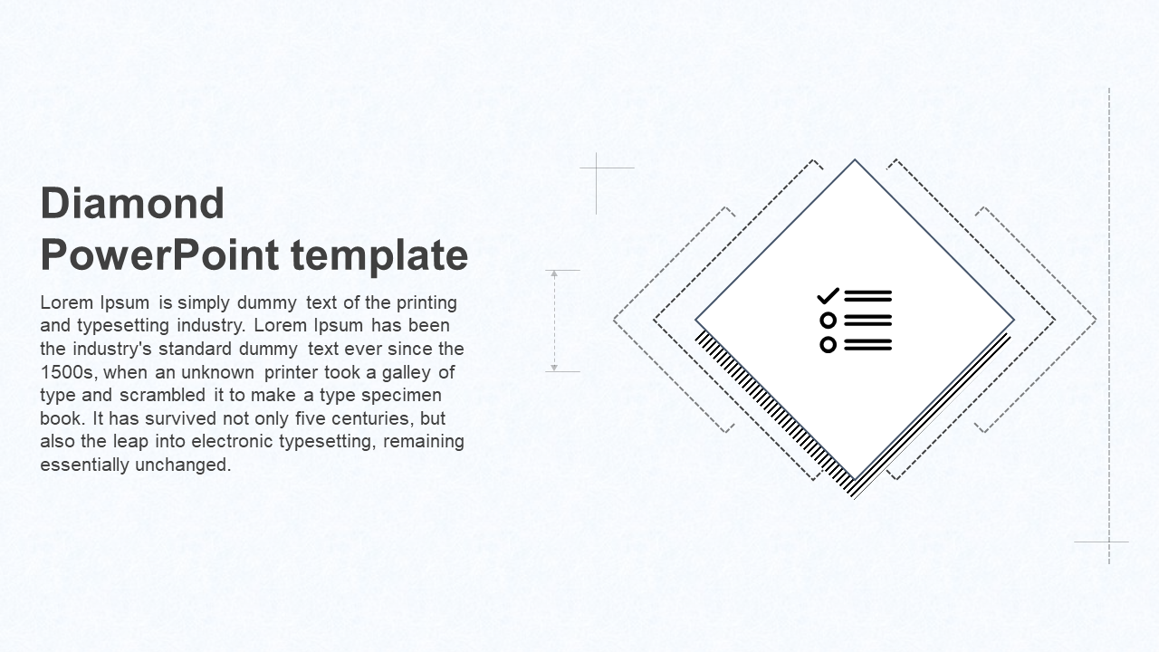 Effective Diamond PowerPoint Template Presentation