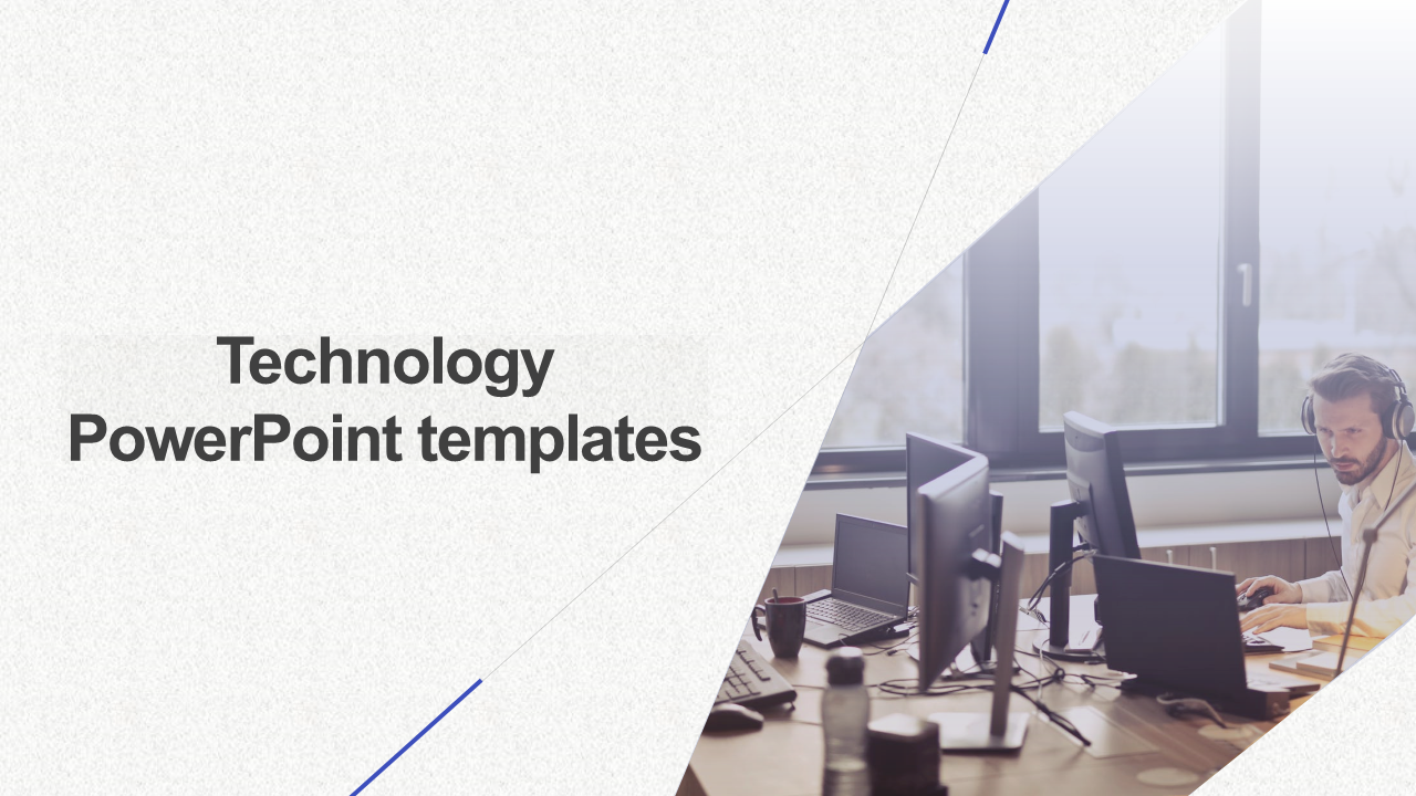 Elegant Technology PowerPoint Template Presentation