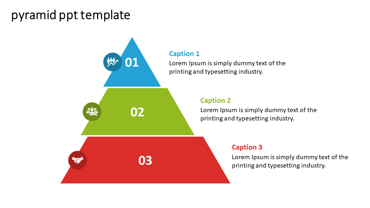 pyramid PPT template model