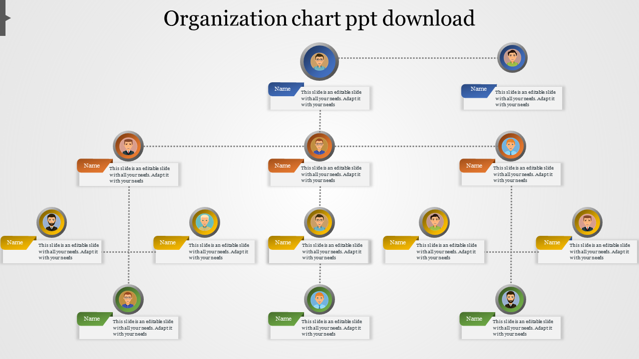 Organization Chart PowerPoint Download Google Slides