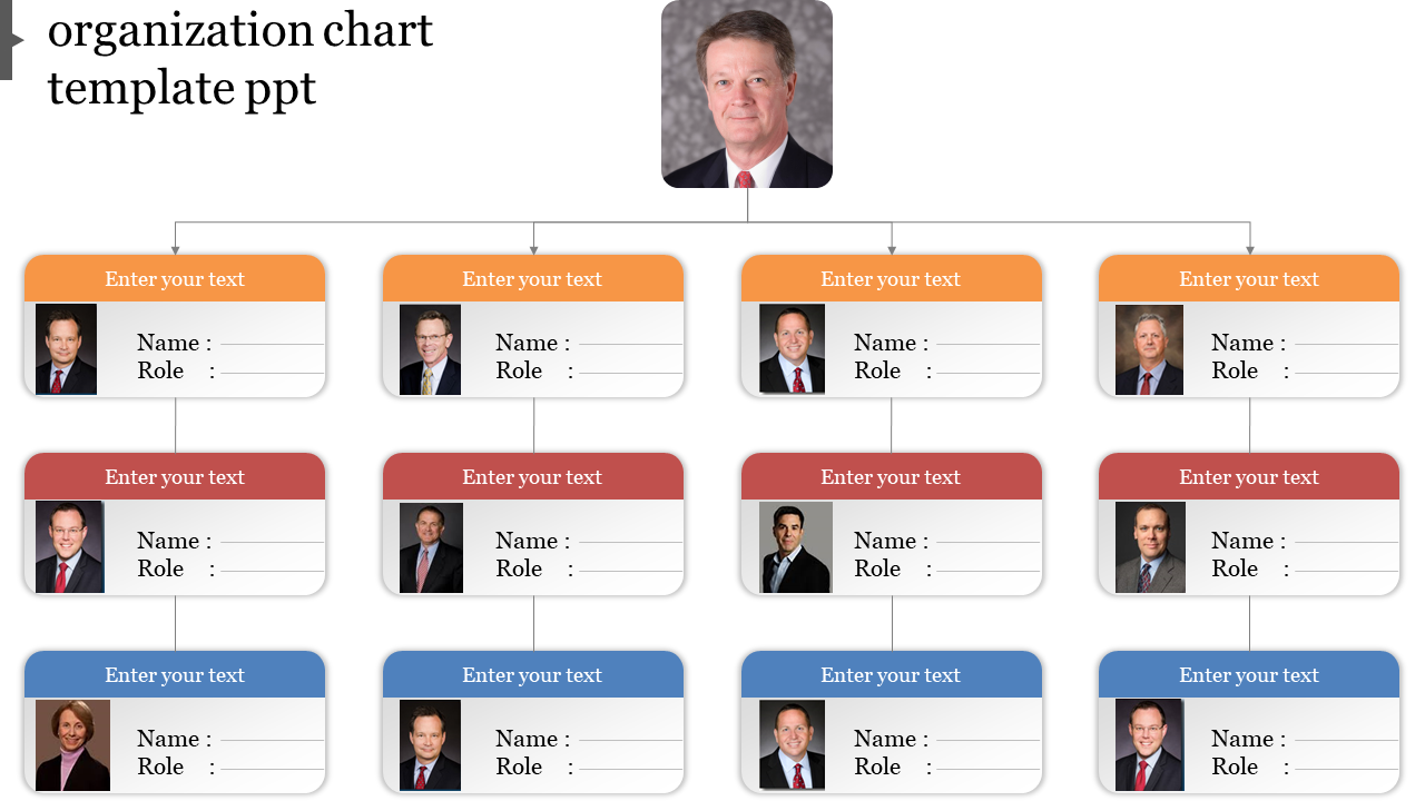 Organization Chart Template PPT & Presentation Google Slides