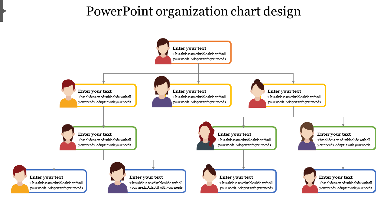 PowerPoint Organization Chart Design and Google Slides