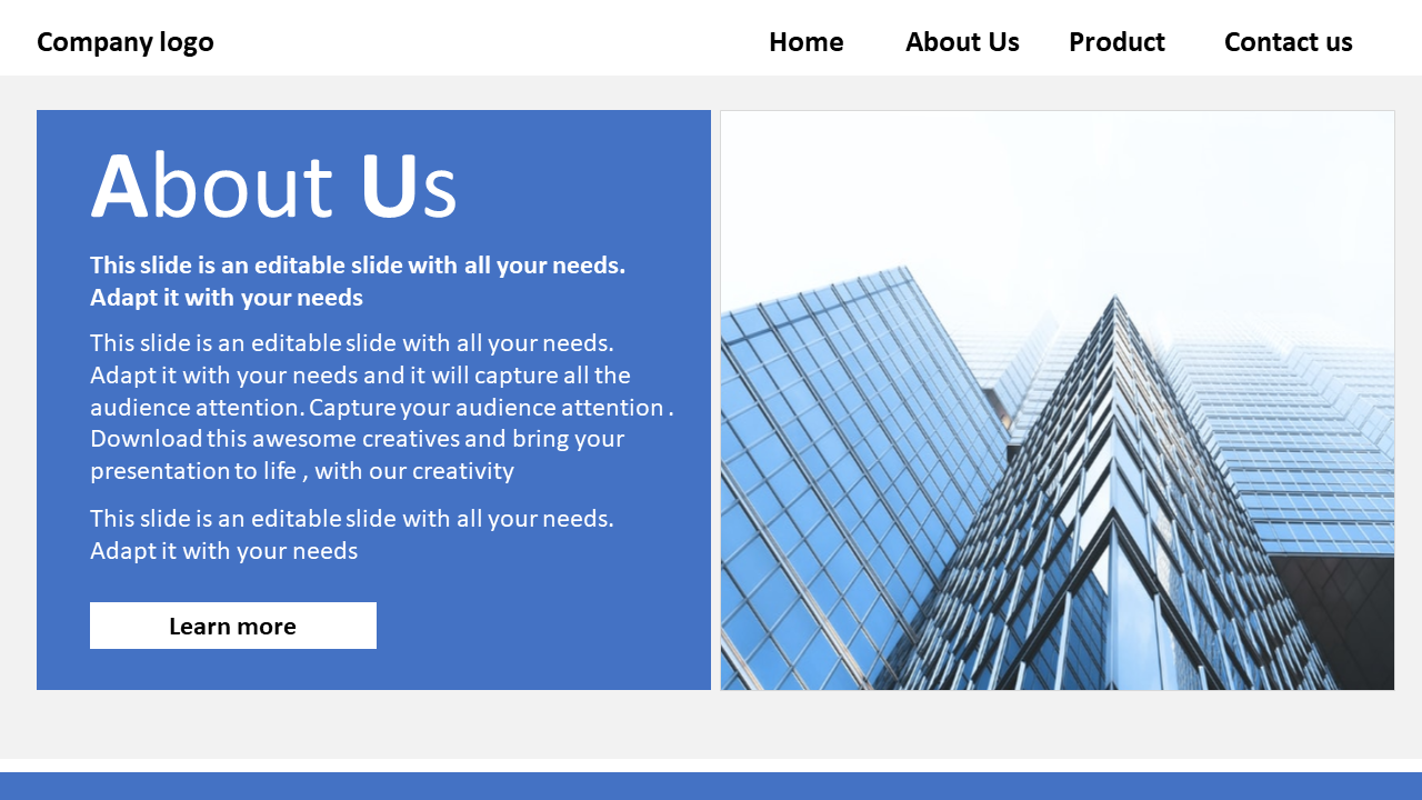 Analyze About Us PowerPoint Slide Template Presentation