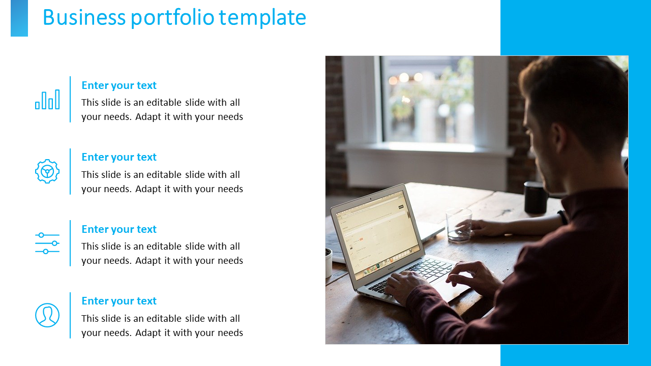 Business PowerPoint Portfolio Template For Presentation