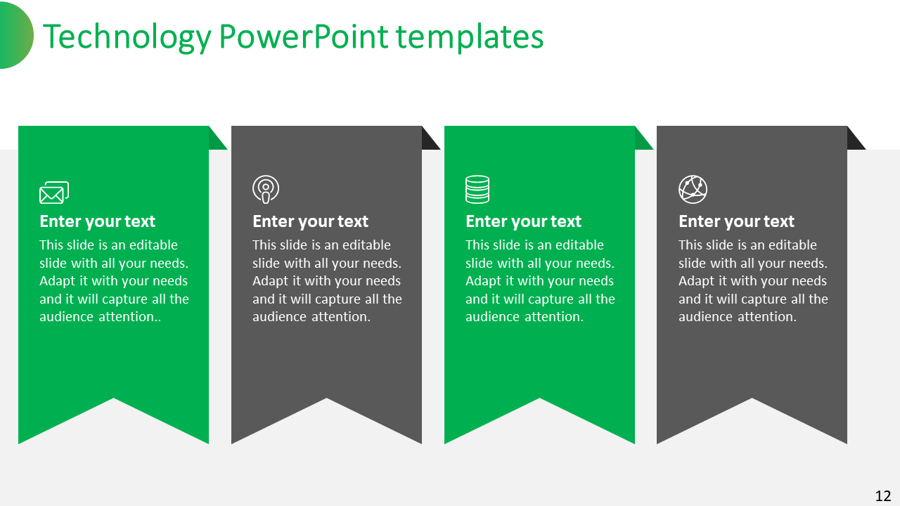 High-Tech Technology PowerPoint Templates for Innovations