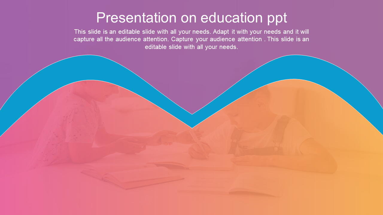 Customized Presentation On Education PPT Template Design