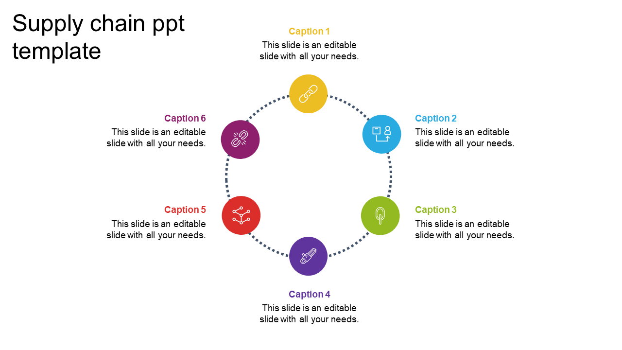 Customized Supply Chain PPT Template Slide Designs