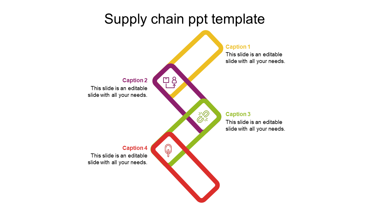 Advanced Supply Chain PPT Template for Business Insights