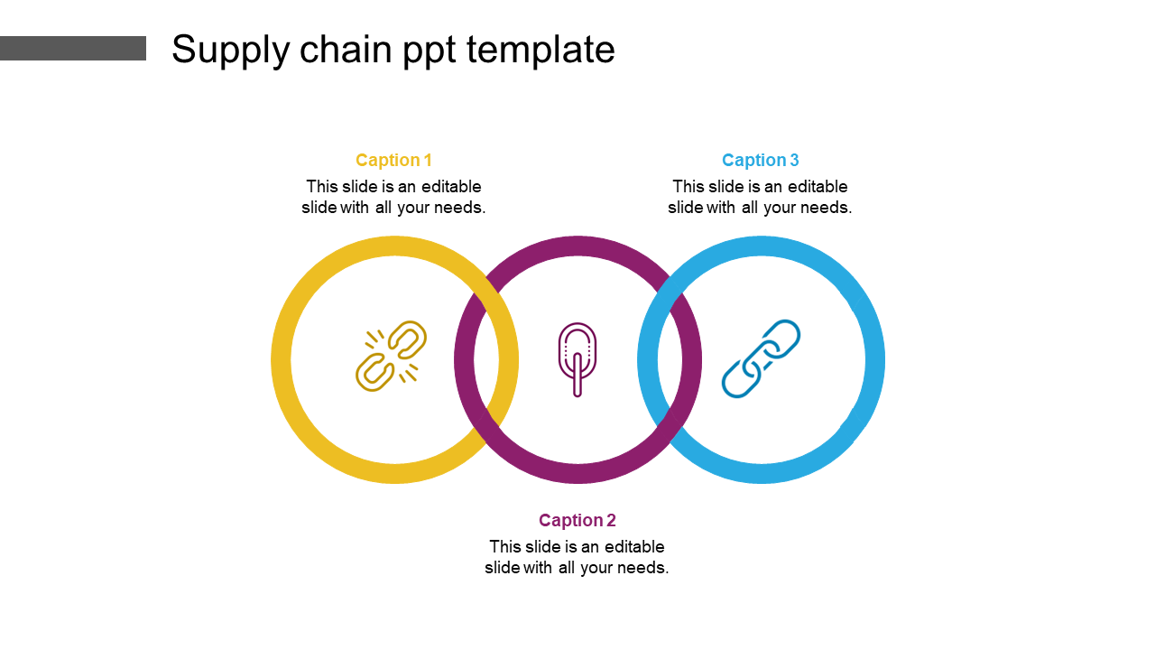 Innovative Supply Chain PPT Template Presentation Slide