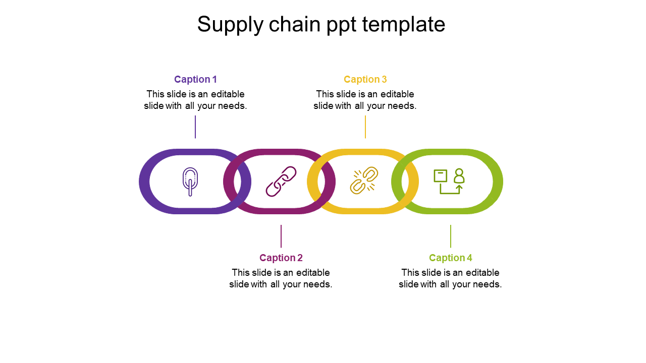 Stunning Supply Chain PPT Template Presentation Design