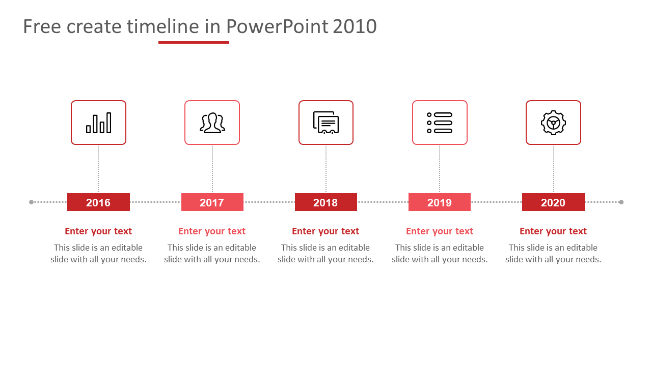 Effective Free Create Timeline In PowerPoint 2010