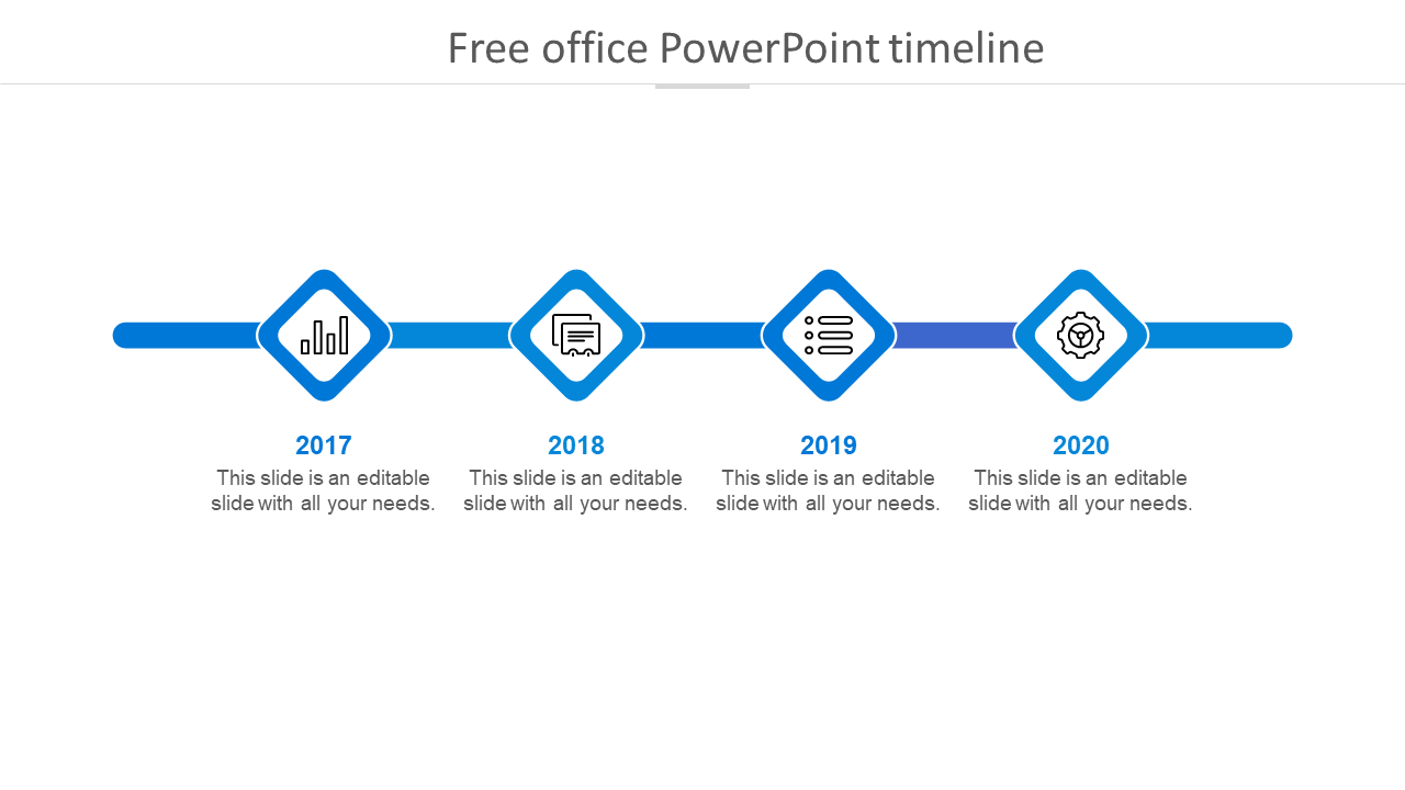 Get Free Office PowerPoint Timeline Presentation