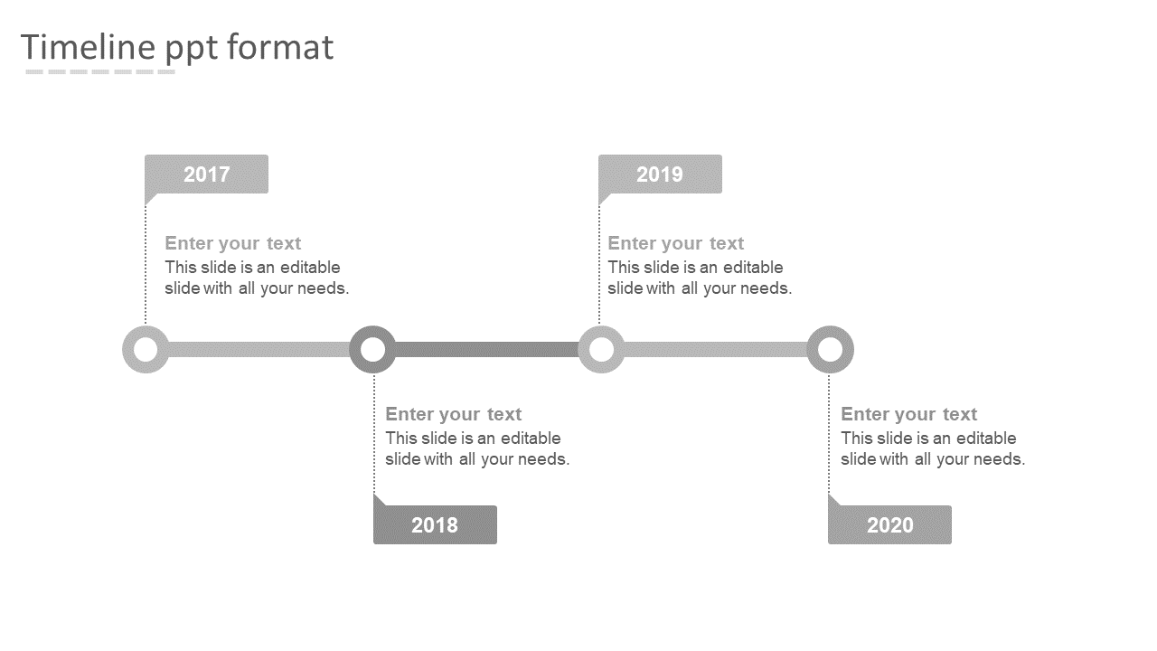 Stunning Timeline PPT Format and Google Slides Themes