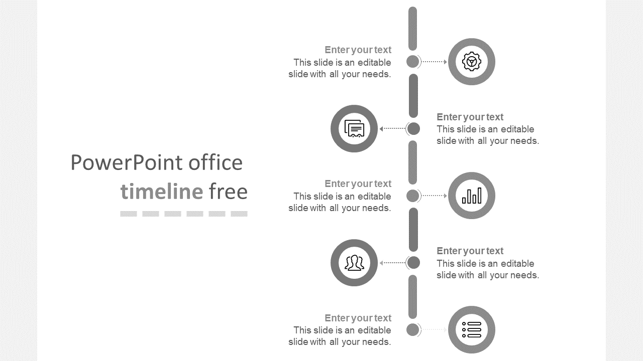 Best PowerPoint Office Timeline Free Template