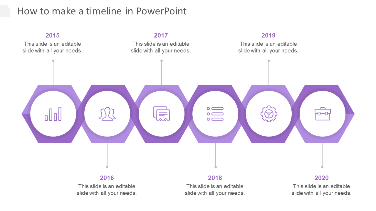 How To Make A Timeline In PowerPoint Presentation Template