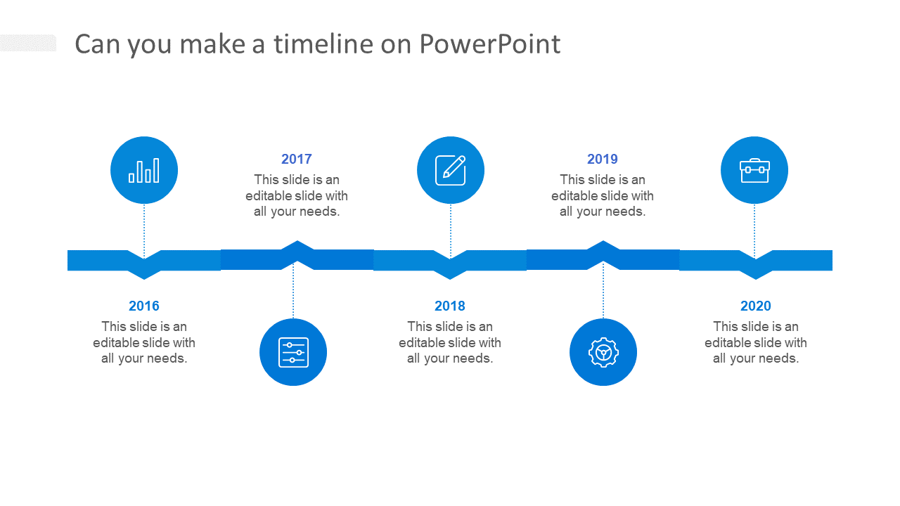 Can You Make A Timeline On PowerPoint Template