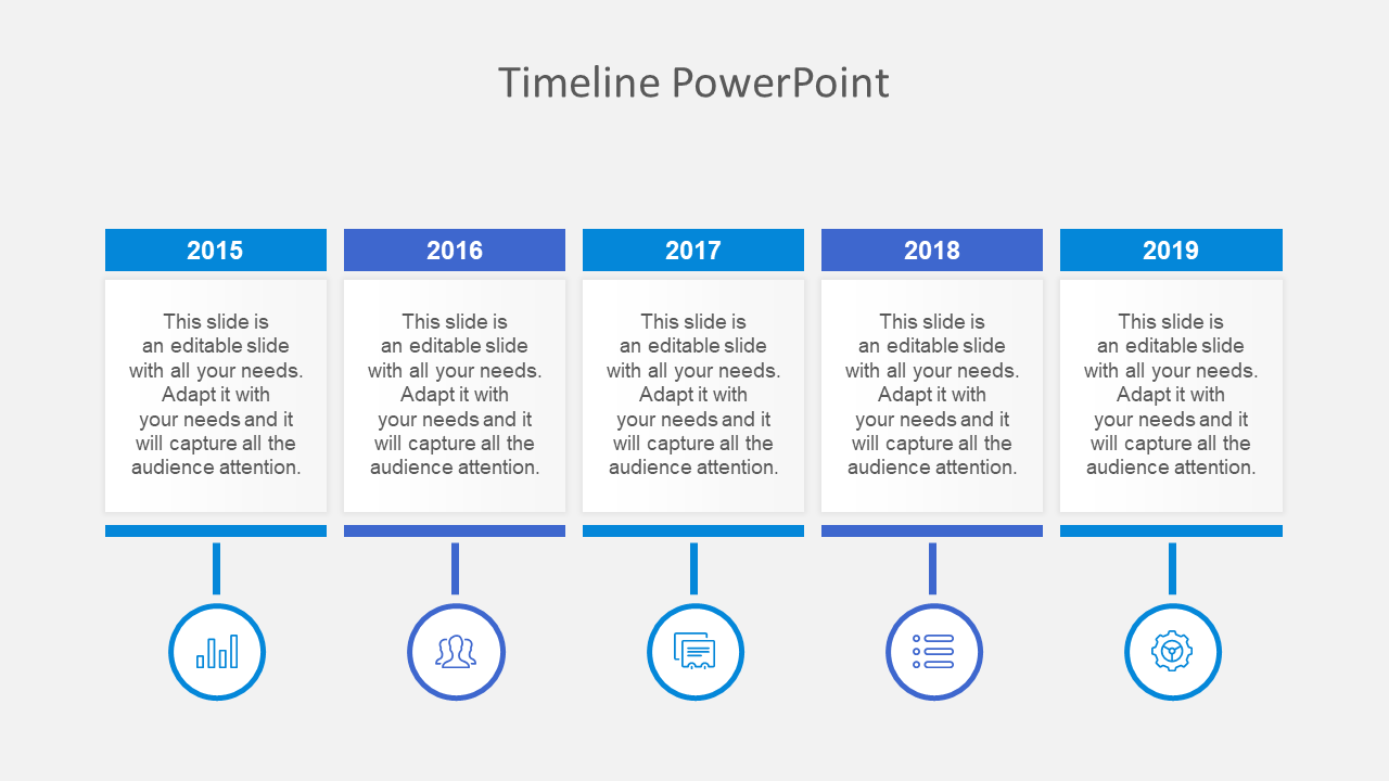 Innovative Timeline PowerPoint 2003 Presentation