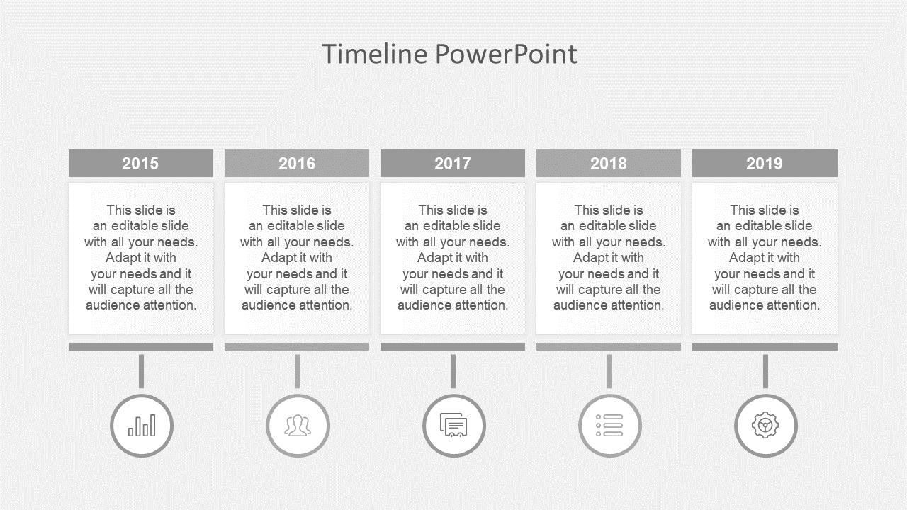 Use Timeline PowerPoint 2007 Slide Template Design