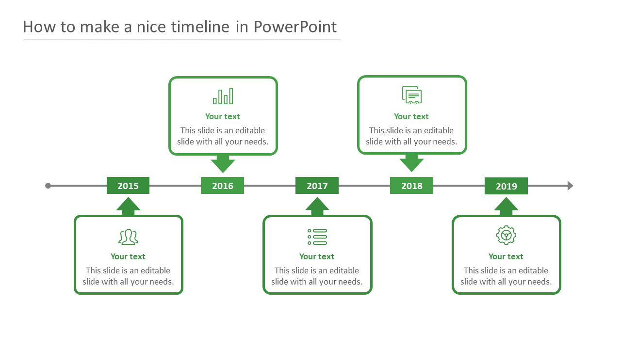 Use How To Make A Nice Timeline In PowerPoint Design