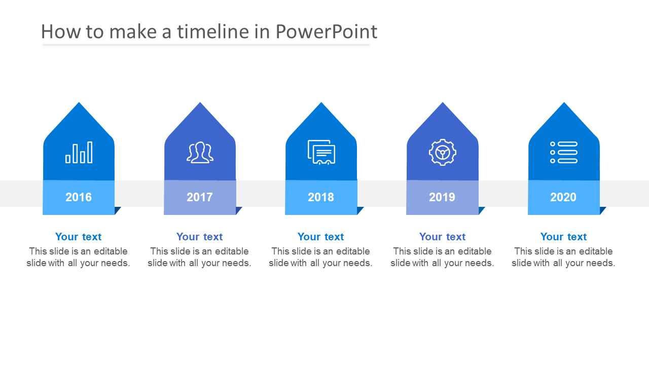 How To Make A Timeline In PowerPoint Template Presentation