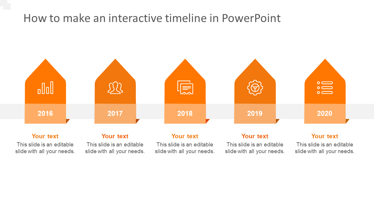 Use How To Make An Interactive Timeline In PowerPoint