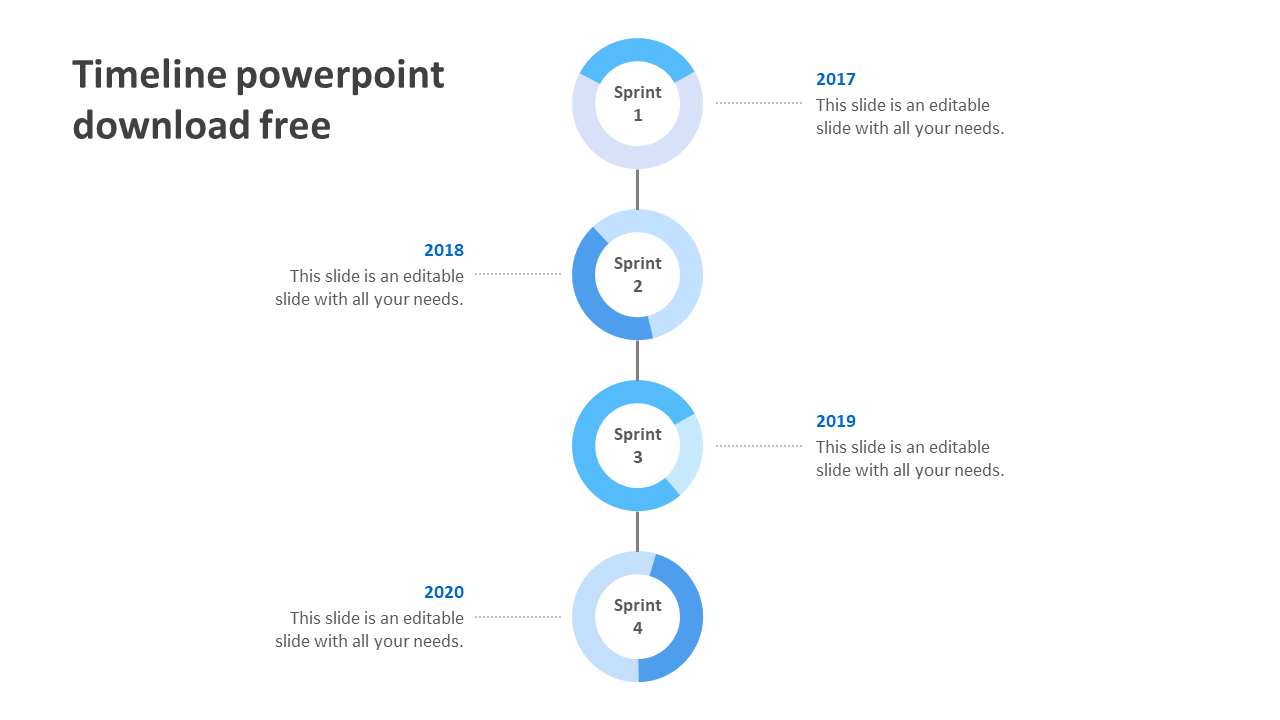 Get Modern and the Best Timeline PowerPoint Download Free