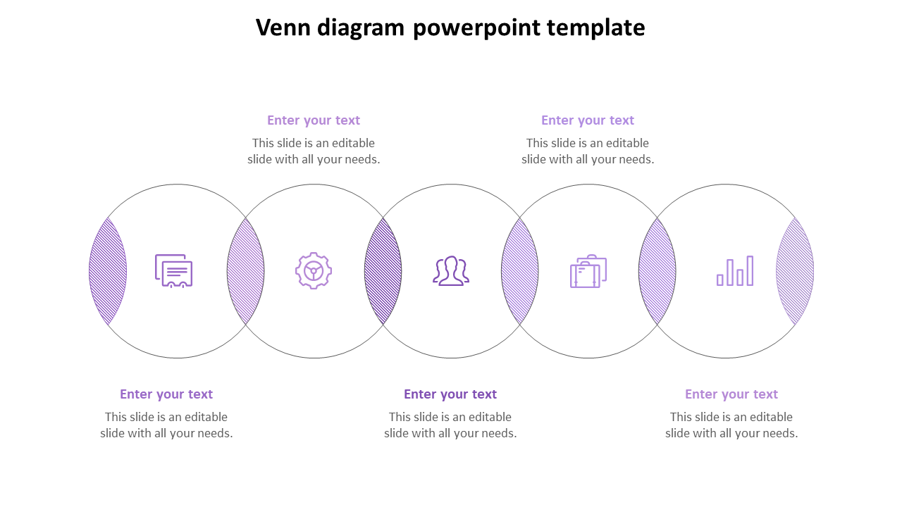 Effective Venn Diagram PowerPoint Template Presentation 