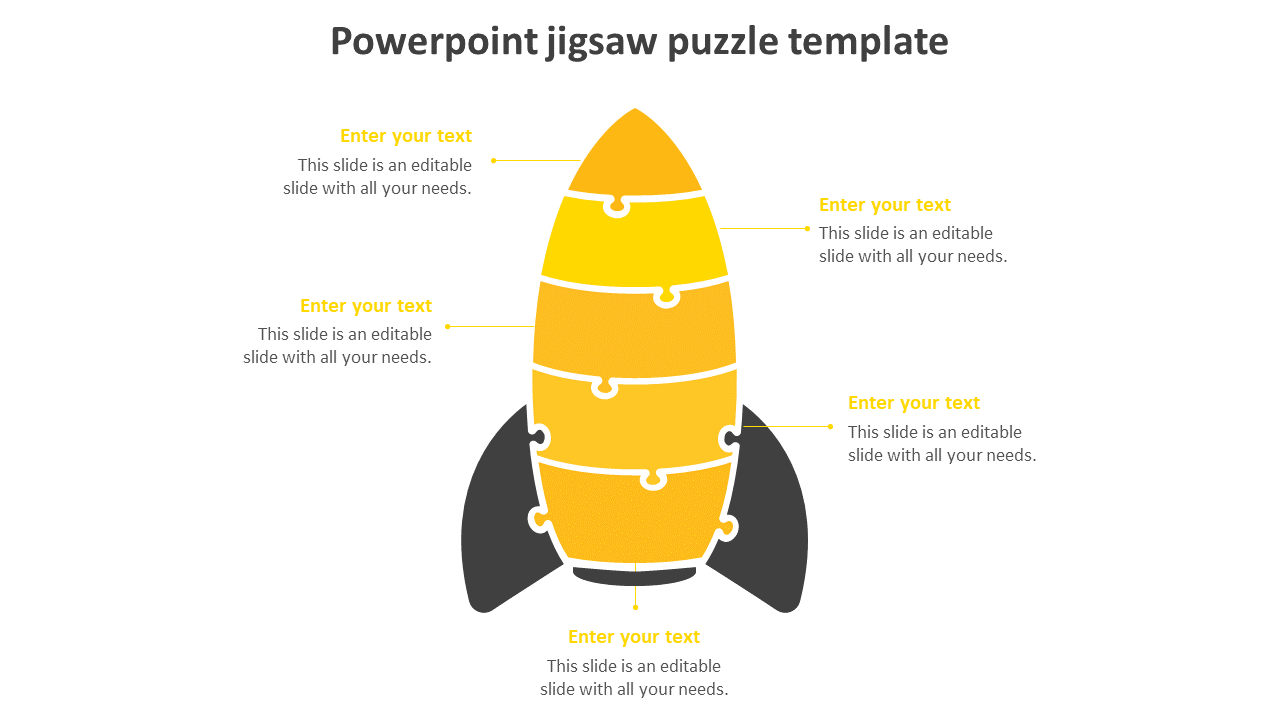 Best PowerPoint Jigsaw Puzzle Template Slide Design