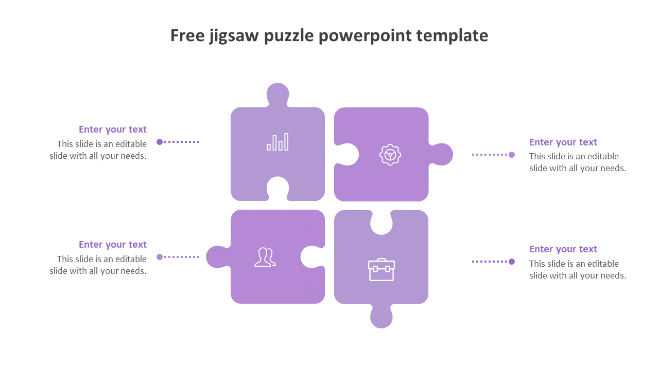 Get Free Jigsaw Puzzle PowerPoint Template Design