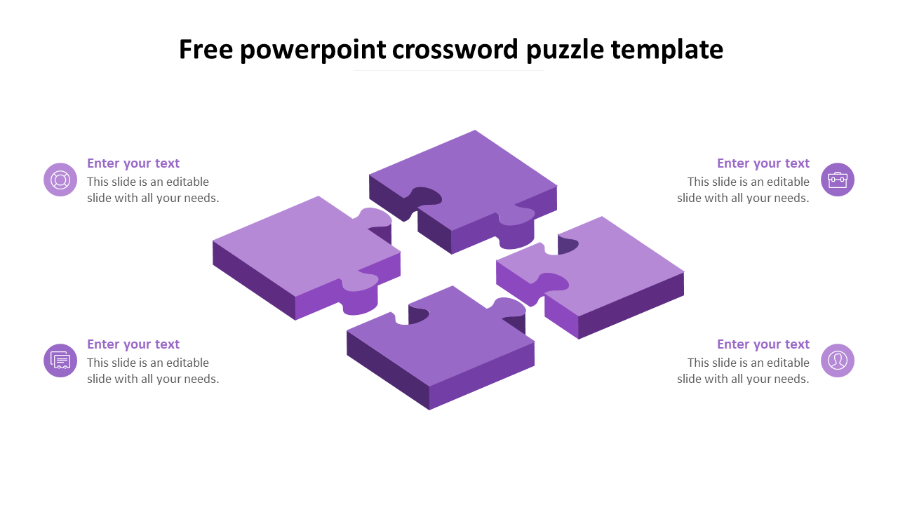 Free PowerPoint Crossword Puzzle Template & Google Slides