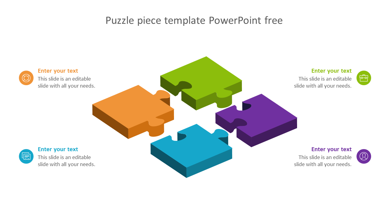 Powerpoint Puzzle Pieces Template Free