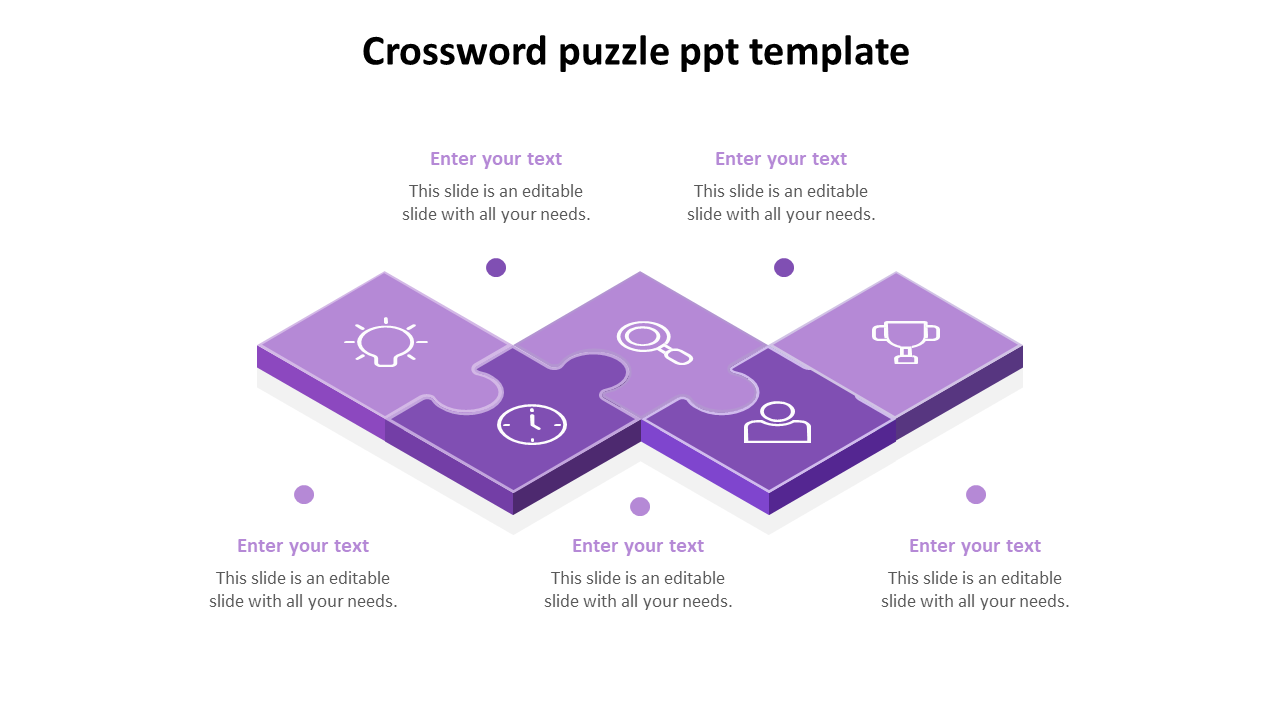 Effective Crossword Puzzle PPT Template Presentation